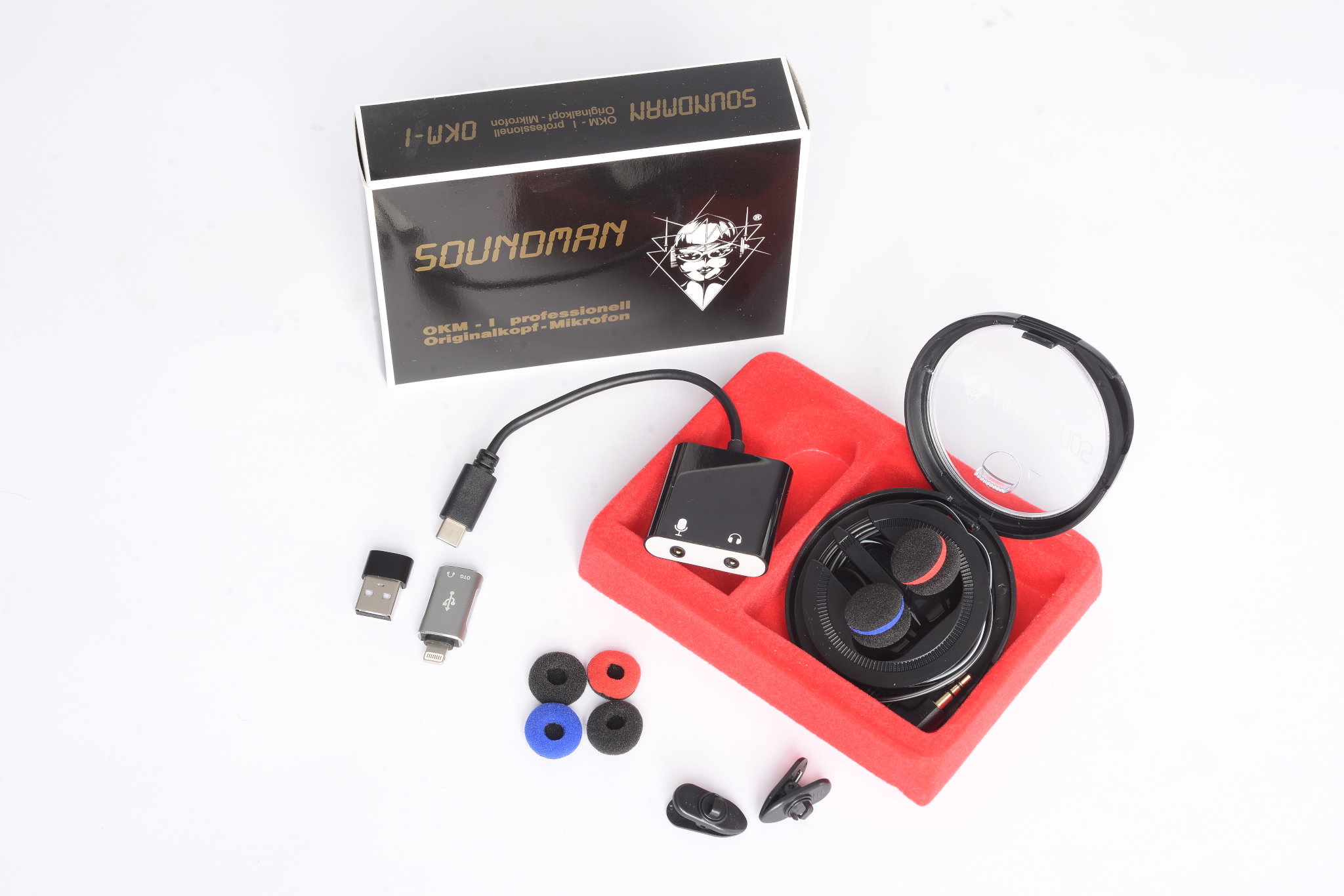 Soundman OKM I Stereo Microphone with Interface D1 Soundman OKM I Stereo Microphone with Interface D1